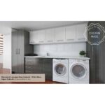 Blackened Linewood Base Cabinets with Gl