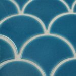 Blue Craquelle Fan