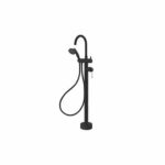 Eleanor Floor Mixer and Shower - Matt Bl