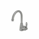 Eleanor Gooseneck Basin Mixer - Brushed