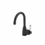 Eleanor Gooseneck Basin Mixer - Matt Bla