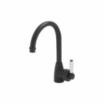 Eleanor Gooseneck Sink Mixer - Matt Blac