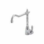 Eleanor Shepherds Crook Sink Mixer - Chr