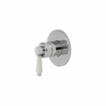 Eleanor Wall Mixer - Chrome and Ceramic.