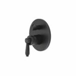Eleanor Wall Mixer Diverter - Matt Black