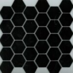 Gloss Black Hexagons