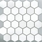 Gloss White Hexagon
