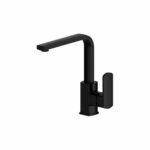Koko Matt Black Swivel Sink Mixer
