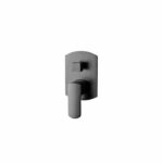 Koko Matt Black Wall Mixer Diverter