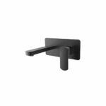 Koko Matt Black Wall Mixer with Spout