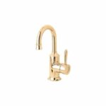 Nostalgia Basin Mixer 120MM Gooseneck Gold
