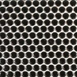 PG Matt Black Penny Round