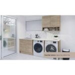 Rural Oak Cabinets with Aspen Stone Benc