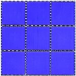 Spring Cobalt Blue Glass Pool Mosaic