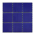 Spring Navy Blue Glass Pool Mosaic