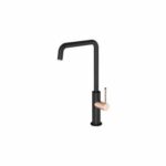 Toi Sink Mixer 180MM Squareline Rose Gold & Matte Black