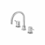 Vivid Pin Lever Basin Set Swivel Goosene