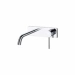 Vivid Slimline Wall Basin Mixer Set 180m