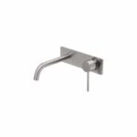 Vivid Slimline Wall Bath Mixer Set 180mm